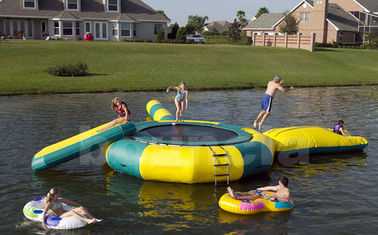 water trampolines used on Water Trampoline Combo TRC03 Used in the Lake - good quality Water ...