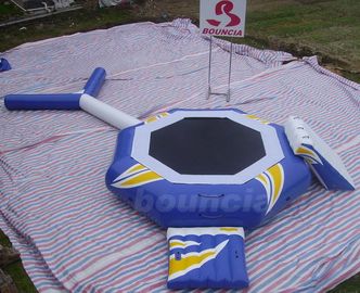 used inflatable trampoline on Inflatable Water Trampoline Combo TRC04 Used in the Water Park - good ...