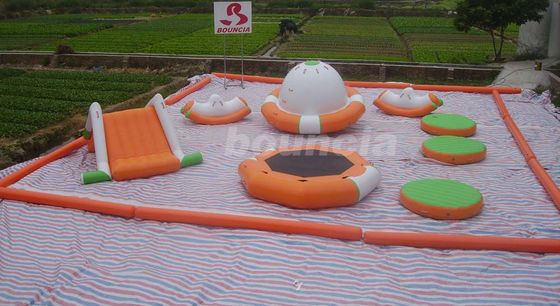 China 0.9mm PVC Tarpaulin Inflatable Water Parks WP27 for kids factory
