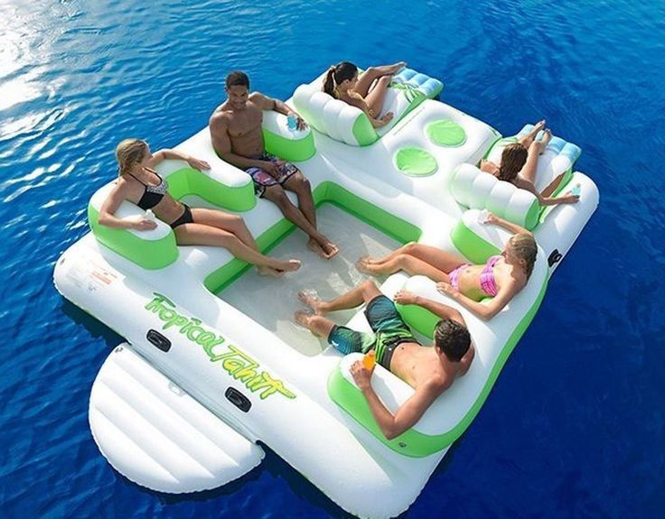 inflatable pool bar with seats