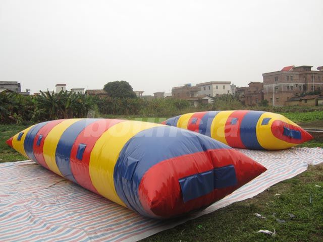 inflatable water launch pad