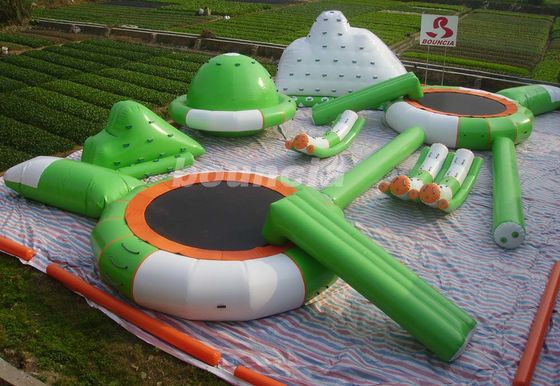 China Inflatable Water Park WP24 with White and Green Combination exporter