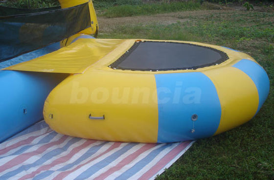 Orange Outdoor Inflatable Water Pool IP38 with Tent Cover and Trampoline factory