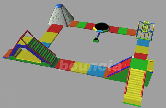 China Inflatable Water Park WP50 with inflatable runway and iceberg exporter