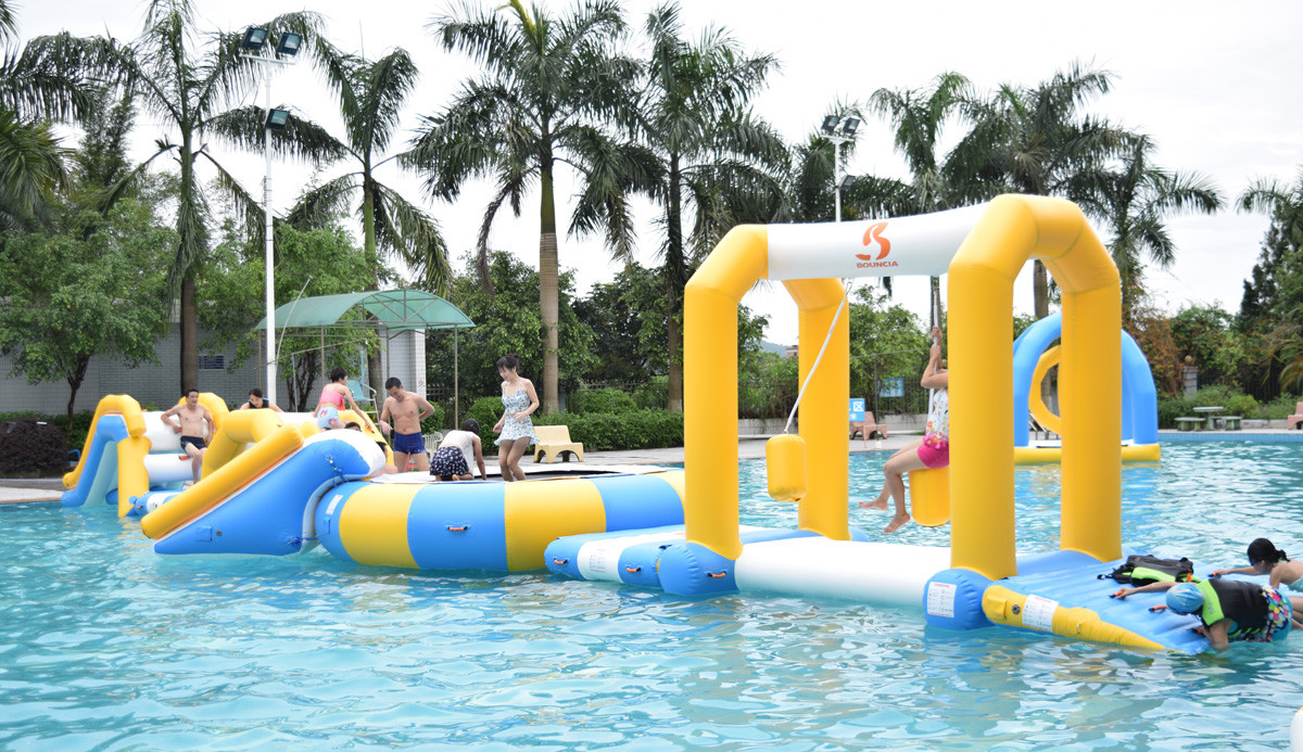 inflatable water playground