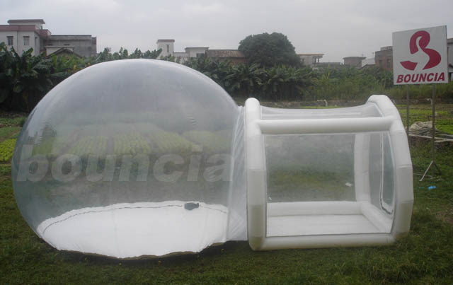 single tunnel inflatable bubble tent