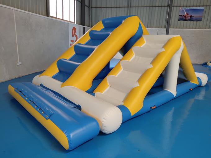 Hungary Inflatable Water Sports Park / Kids Blow Up Water Park For Lake