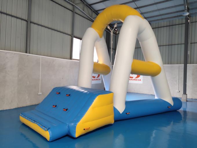 Hungary Inflatable Water Sports Park / Kids Blow Up Water Park For Lake