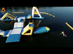 Inflatable Water Jumping Pillow Floating PVC Tarpaulin Material