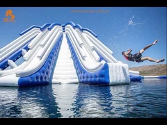 Giant Inflatable Floating Iceberg For Climbing Mountain Water