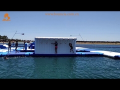 PVC Inflatable Floating Water Game Challenging For Lake  Outdoor