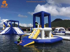 Inflatable Lifeguard Guard Tower For Water Park 0.9mm PVC Tarpaulin