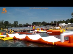 Durable Inflatable Water Sport Slipping Wave Anti UV & Heat Material