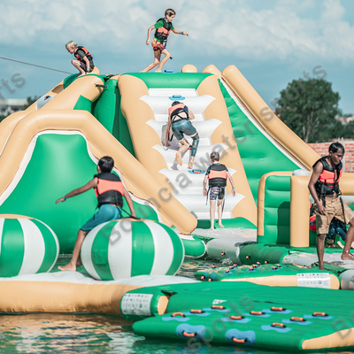 Inflatable Water Park With 100 Capacity For Lake Or Sea