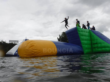 Lake Floating Inflatable Water Park / Inflatable Water Games For Adults And Kids