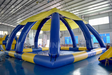 10mL * 10mW * 5mH Large Inflatable Swimming Pool With Tent Cover