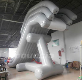 7.7m Long Inflatable Water Slide For Yacht , Yacht Inflatable Water Slide