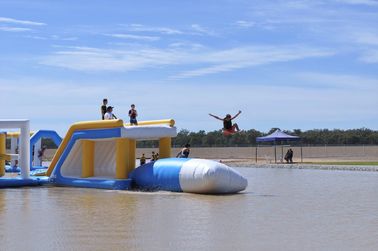 Greece Inflatable Aqua Park Equipment / Inflatable Commercial Water Park Toys Manufacturer