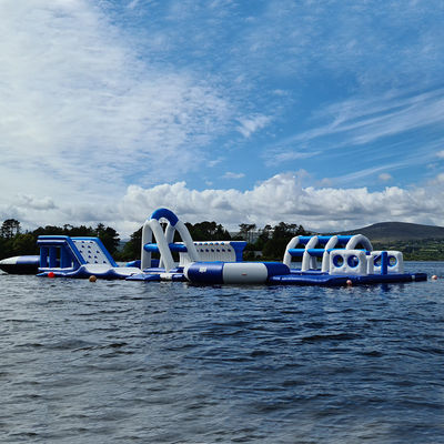 TUV Outdoor Inflatable Water Park Floating Playground In Ireland
