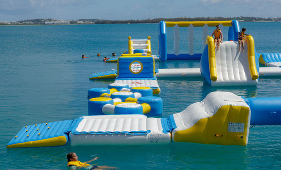 35mL*19mW Inflatable Floating Water Park Games In Bermuda