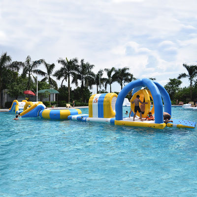 Inflatable Floating Water Park / Inflatable Water Sport Games For Pool