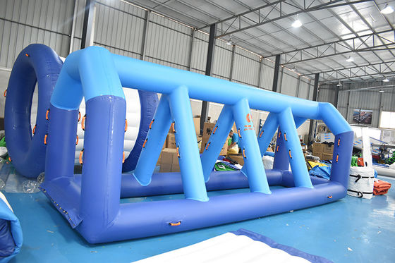 Germany Commercial Inflatable Water Park / Customized Floating Water Playground