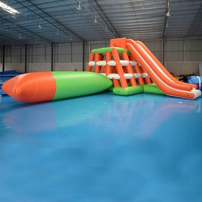 0.9mm PVC Tarpaulin Inflatable Water Sports /  Water Park Games With Blob
