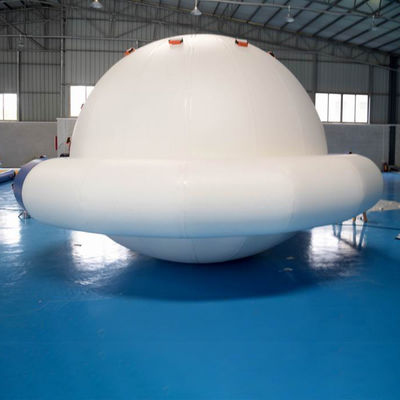 0.9mm Double Layer PVC Fabric Inflatable Saturn Rocker For Adult Used In Lake