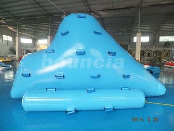 Durable Inflatable Floating Iceberg For Climbing , Kids Inflatable Climbing Mountain