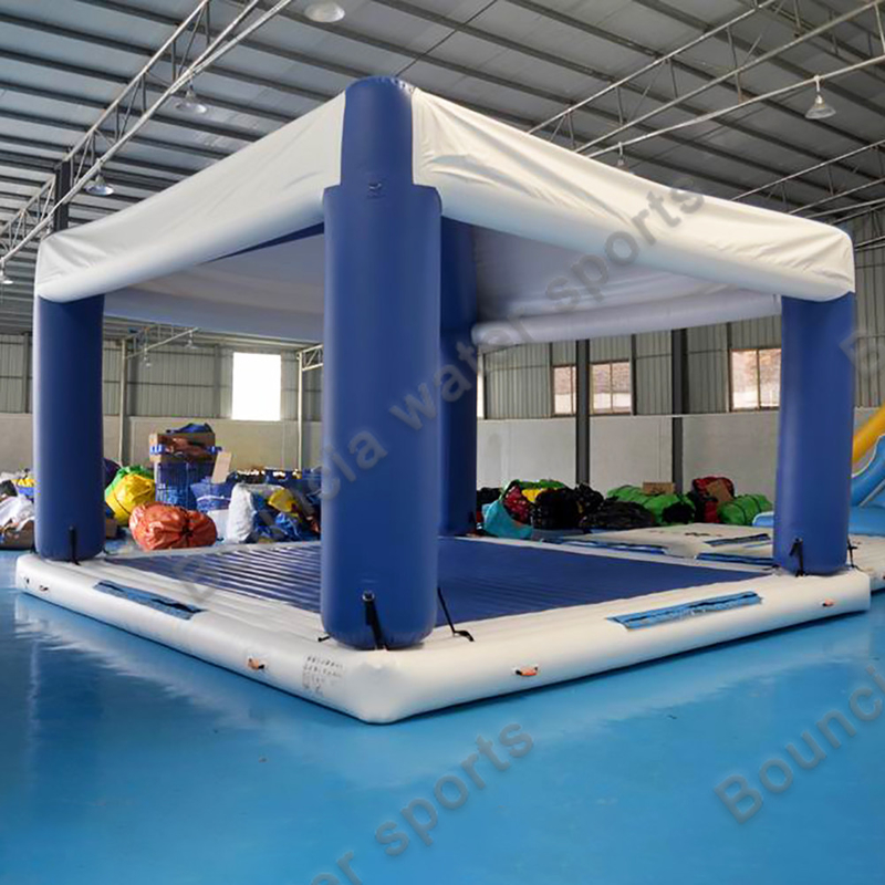 Floating Platform With Canopy For Water Park
