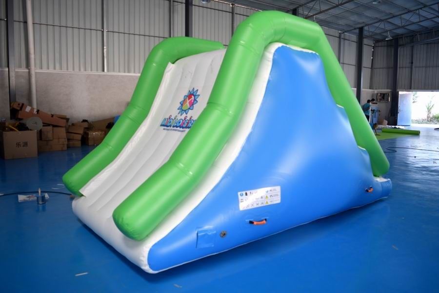 inflatable floating slide