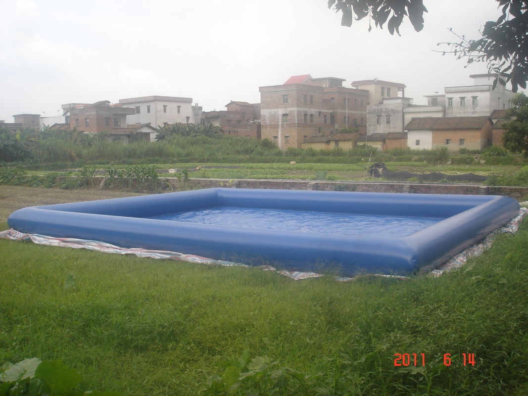 Giant Inflatable Water Pool With CE Air Pump For Rental Business