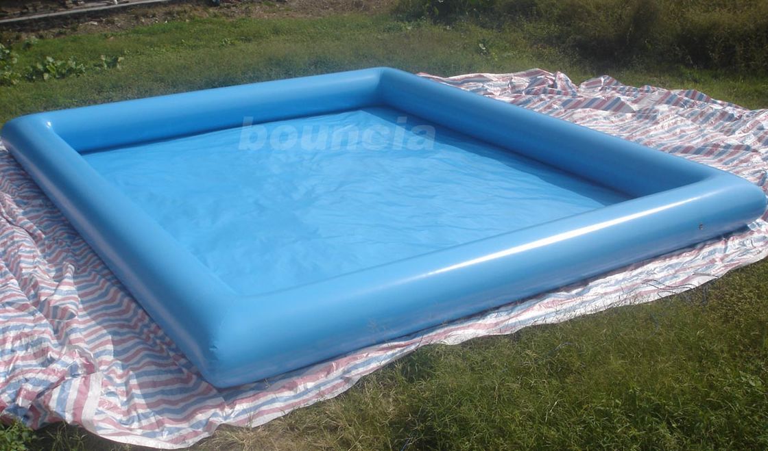 10mL*8mW*0.65mH Outdoor Inflatabel Water Pool With PVC Tarpaulin