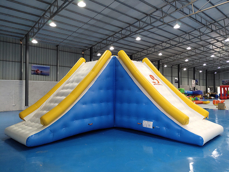 Exciting Inflatable Water Sport / 10 Person Inflatable Slide Tower
