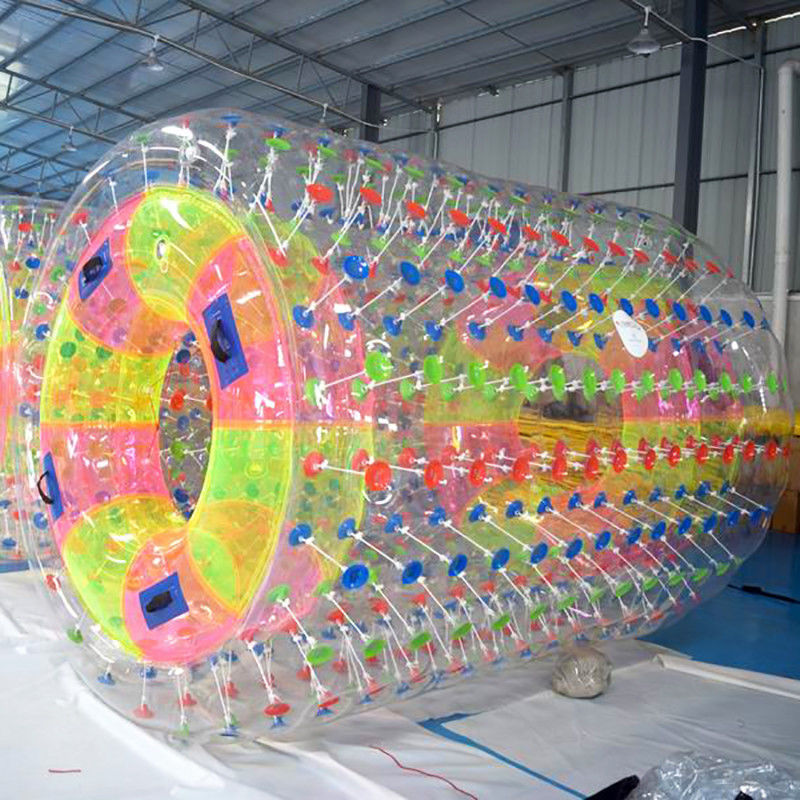 0.8mm/1.0mm Thick PVC Material Inflatable Water Roller For Commercial Use