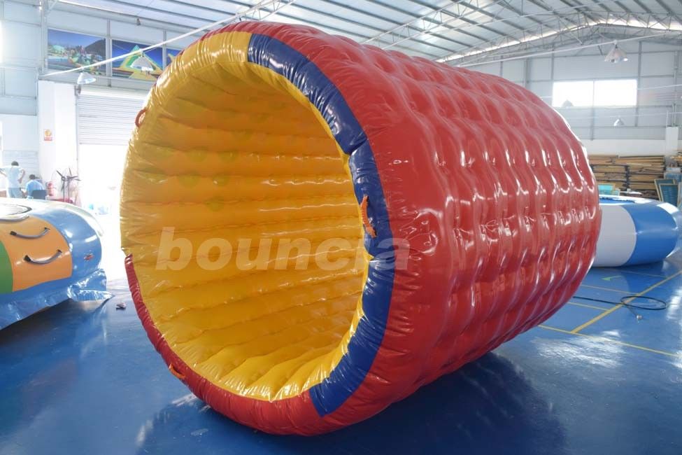 Giant Colorful Durable Inflatable Water Roller For Rental Business