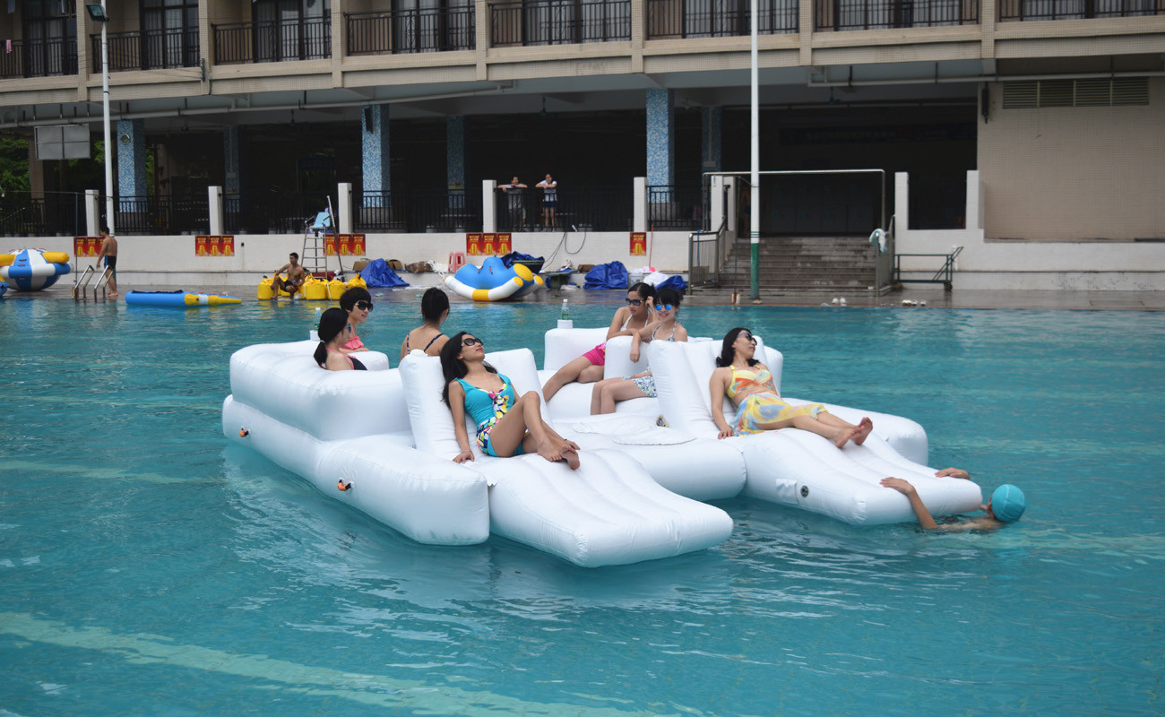 inflatable lounger water